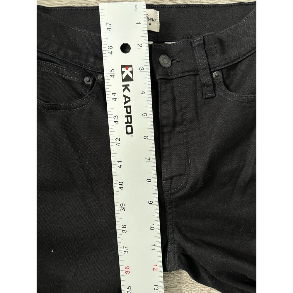 J.Crew EUC 9 Demi-boot Cropped Jeans in Stay Black Wash Size 27 Mid Rise - Picture 10 of 11